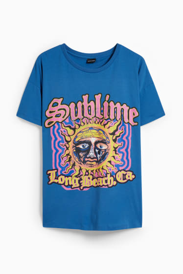 Ragazzi e giovani - CLOCKHOUSE - t-shirt - Sublime - blu