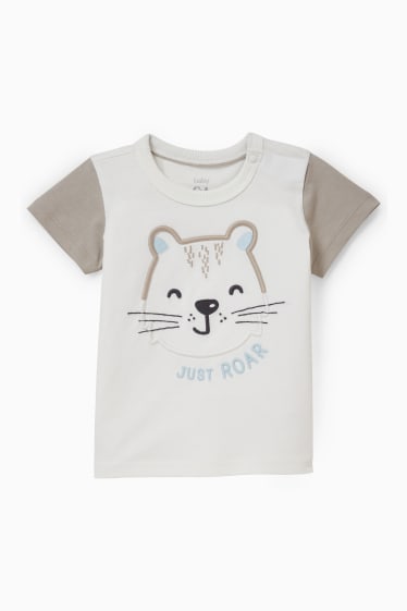 Baby Buben - Baby-Kurzarmshirt - weiß