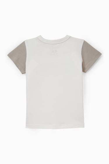 Niemowlęta - Koszulka niemowlęca z krótkim rękawem - biały