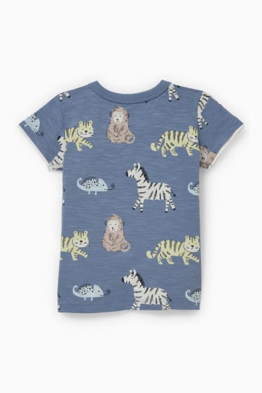 Babys - Baby-T-shirt - met patroon - blauw