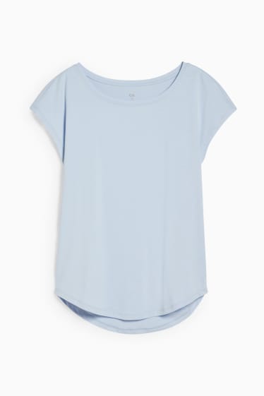Women - Basic T-shirt - light blue
