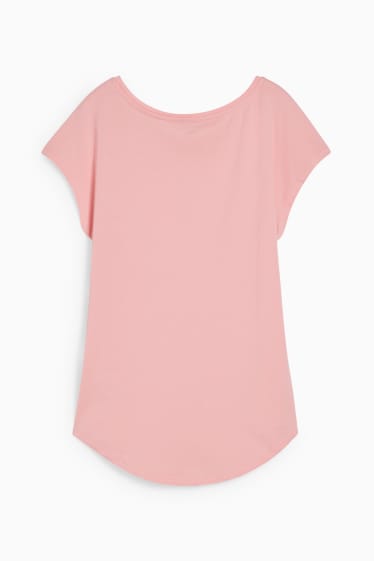 Damen - Basic-T-Shirt - pink