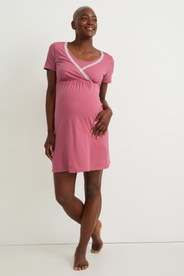 Femei - Multipack 2 buc. - cămașă de noapte pentru alăptare - roz