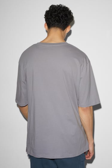 Heren - T-shirt - grijs
