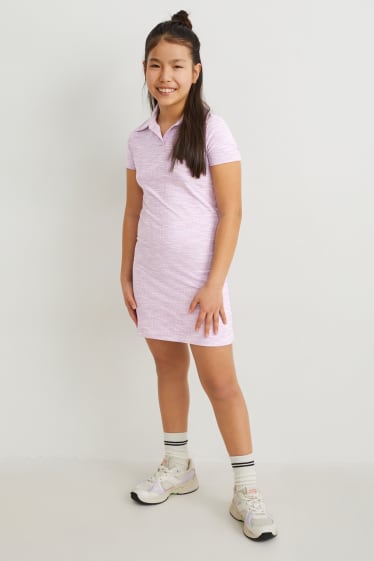 Enfants filles - Robe - violet clair