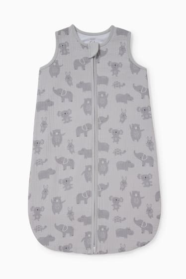 Unisexe - Gigoteuse - 6-18 mois - à motif - gris