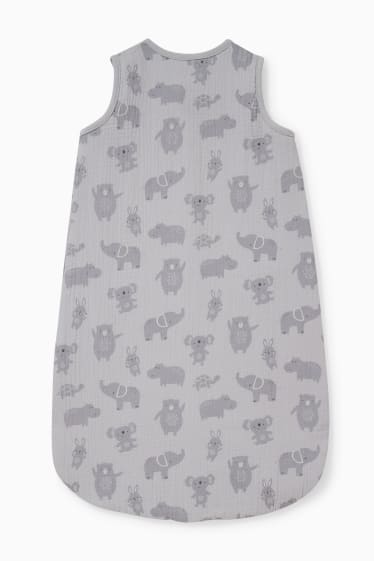 Unisexe - Gigoteuse - 6-18 mois - à motif - gris