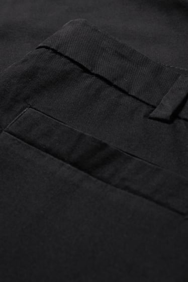 Dámské - Kalhoty culotte - mid waist - LYCRA® - černá
