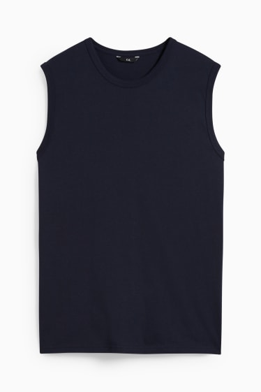 Men - Vest top - dark blue