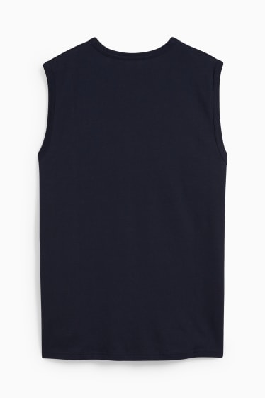Men - Vest top - dark blue