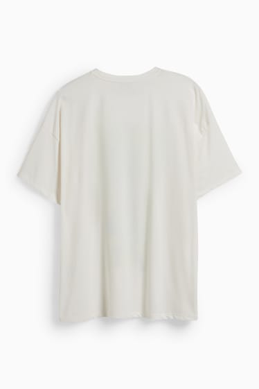 Damen - T-Shirt - cremeweiß