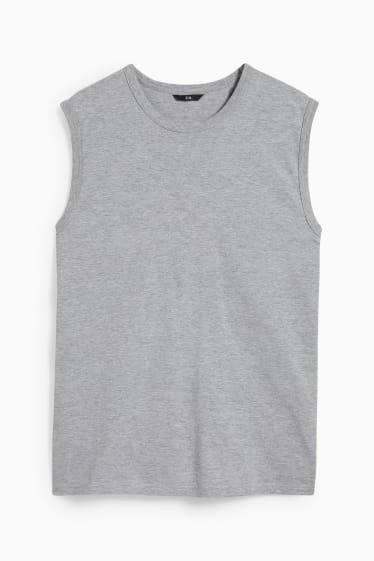 Herren - Tank Top - grau-melange