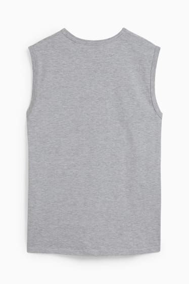 Heren - Tanktop - grijs-mix