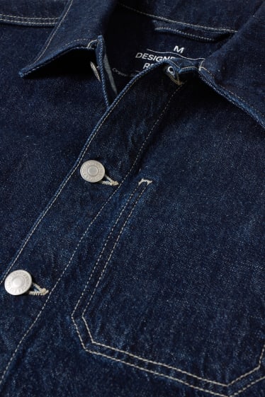 Uomo - Giacca di jeans - jeans blu scuro