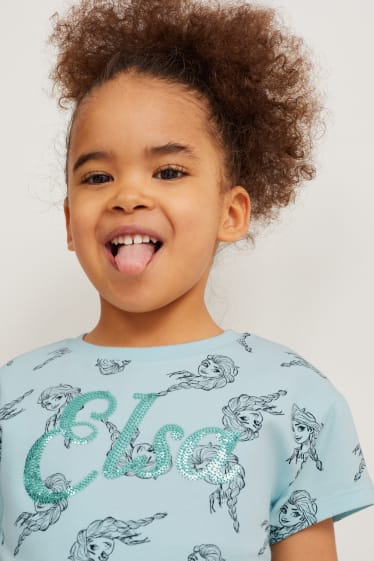 Kinderen - Frozen - T-shirt - lichtblauw