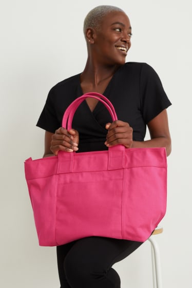 Femei - Geantă shopper - roz