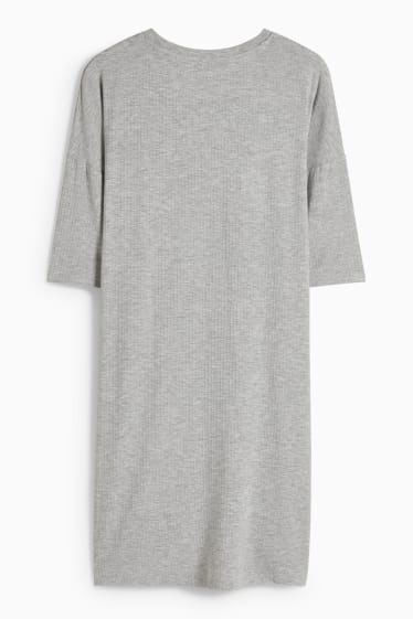 Donna - Camicia da notte - grigio chiaro melange