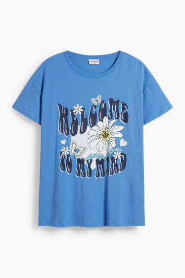 Teens & Twens - CLOCKHOUSE - T-Shirt - blau