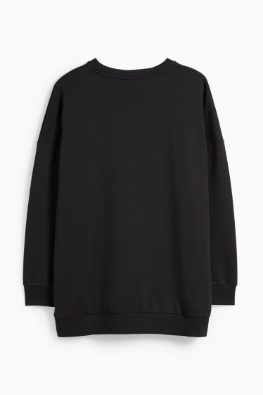 Dames - CLOCKHOUSE - sweatshirt - Mickey Mouse - zwart
