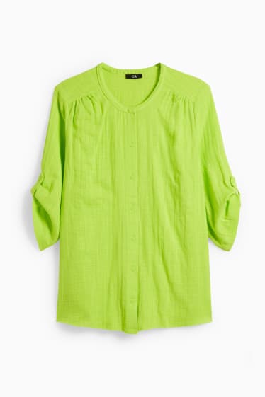 Damen - Bluse - hellgrün