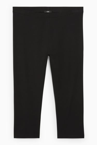 Women - Capri leggings - black