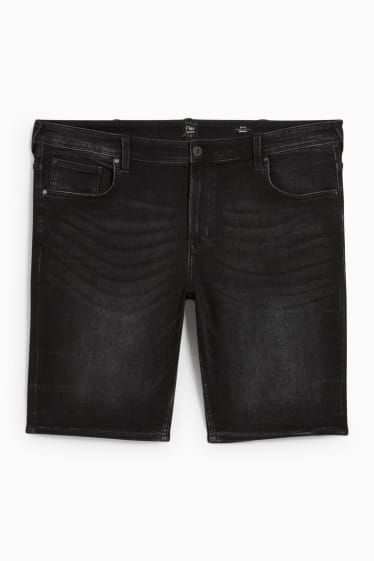 Heren - Korte spijkerbroek - Flex jog denim - LYCRA® - jeansdonkergrijs