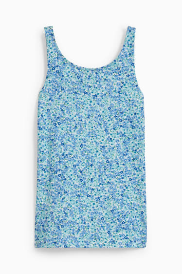 Femmes - CLOCKHOUSE - top - à fleurs - bleu