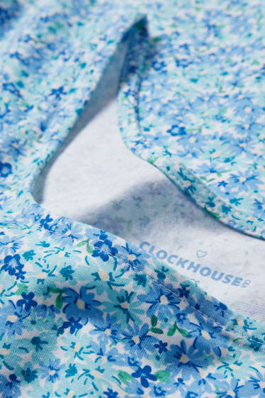 Femmes - CLOCKHOUSE - top - à fleurs - bleu