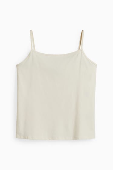 Donna - CLOCKHOUSE - top - bianco crema