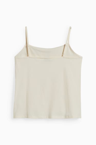 Donna - CLOCKHOUSE - top - bianco crema