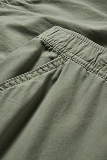 Women - CLOCKHOUSE - cargo trousers - mid-rise waist - relaxed fit - green