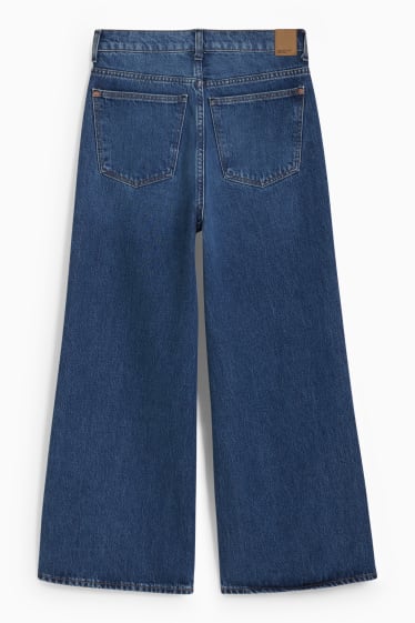 Femmes - Loose fit jean - high waist - jean bleu