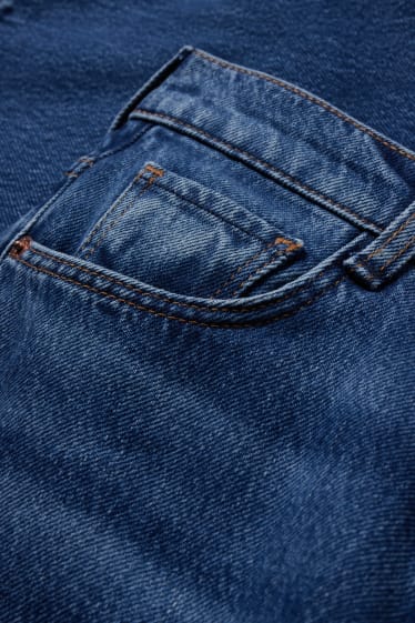 Femmes - Loose fit jean - high waist - jean bleu