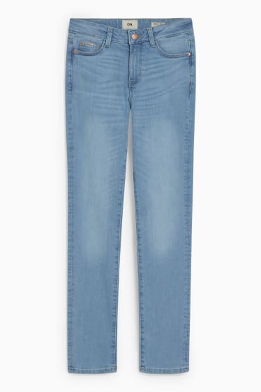 Damen - Slim Jeans - Mid Waist - LYCRA® - helljeansblau