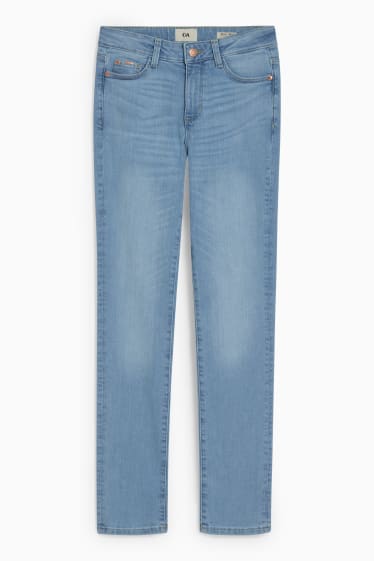 Femmes - Slim jean - mid waist - LYCRA® - jean bleu clair