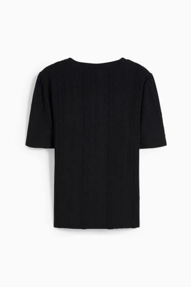 Damen - T-Shirt - schwarz