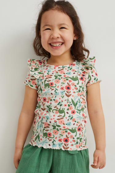 Enfants filles - Lot de 2 - T-shirts - rose