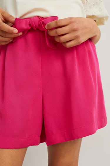 Niños - Shorts - fucsia