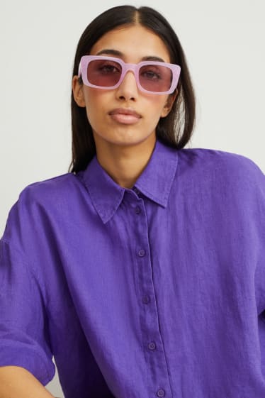 Kobiety - Okulary przeciwsłoneczne - jasnofioletowy