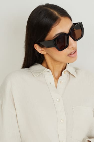 Damen - Sonnenbrille - schwarz