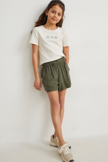 Kinderen - Shorts - groen