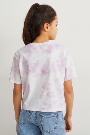 Enfants - Harry Potter - ensemble - T-shirt et chouchou - 2 pièces - violet clair