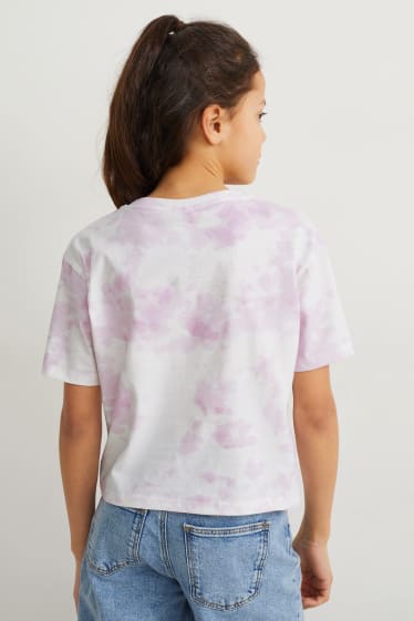 Kinder Mädchen - Harry Potter - Set - Kurzarmshirt und Scrunchie - 2 teilig - hellviolett
