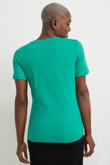 Donna - T-shirt per allattamento - verde