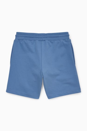 Kinderen - Mario Kart - sweatshorts - blauw