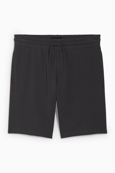 Uomo - Shorts di felpa - grigio scuro
