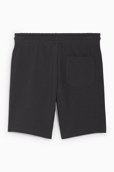 Hommes - Short en molleton - gris foncé