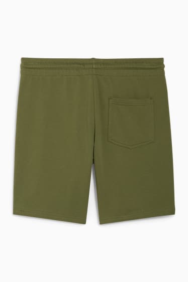 Heren - Sweatshort - groen