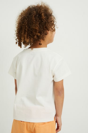 Niños - Pack de 2 - camisetas de manga corta - blanco / verde