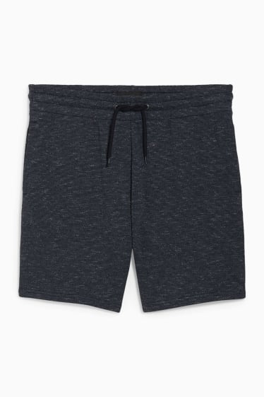 Hombre - Shorts deportivos - azul oscuro-jaspeado